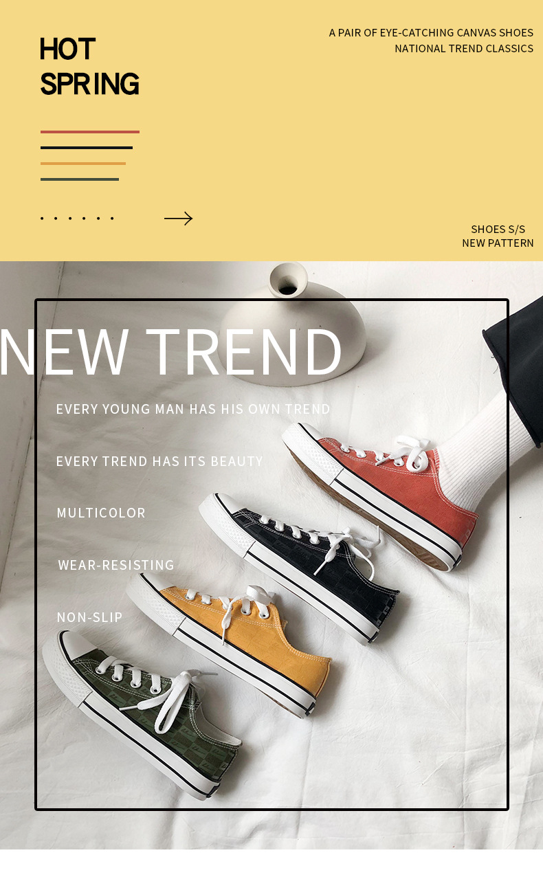 上海回力正品低帮帆布鞋女ins印花板鞋男休闲百搭时尚学生情侣810