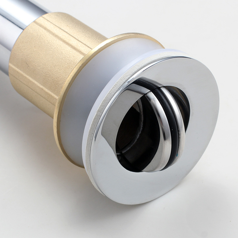 铜体溢水口洗手盆面盆下水器下水口翻板连体下水头卫生间下水