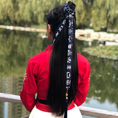 一件代发发带古风汉服发带古风配饰头饰发带流苏可拆卸古风发带