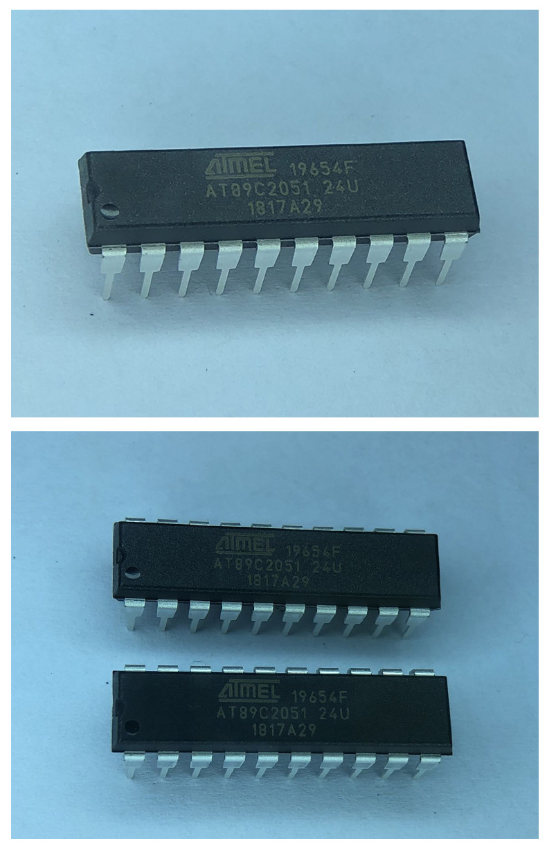 供应at89c2051-24pu atmel现货silicon c8051系列 单片机批发