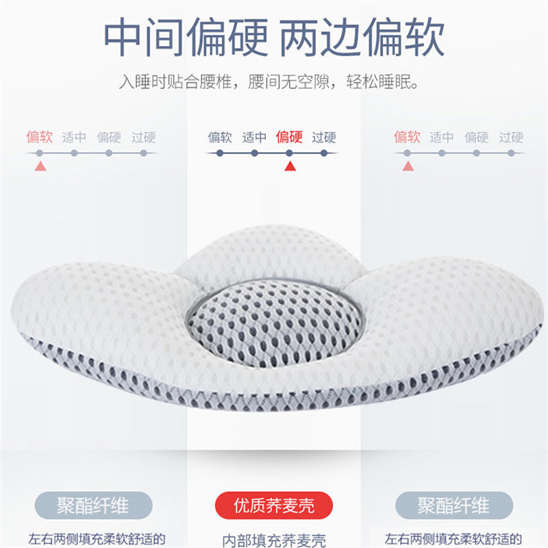 Factory 3D Waist Pillow Sleeping Bed Waist Pad Lumbar Lumbar Disc Breathable Waist Support Cushion Pregnant Women Sleeping Lumbar Support