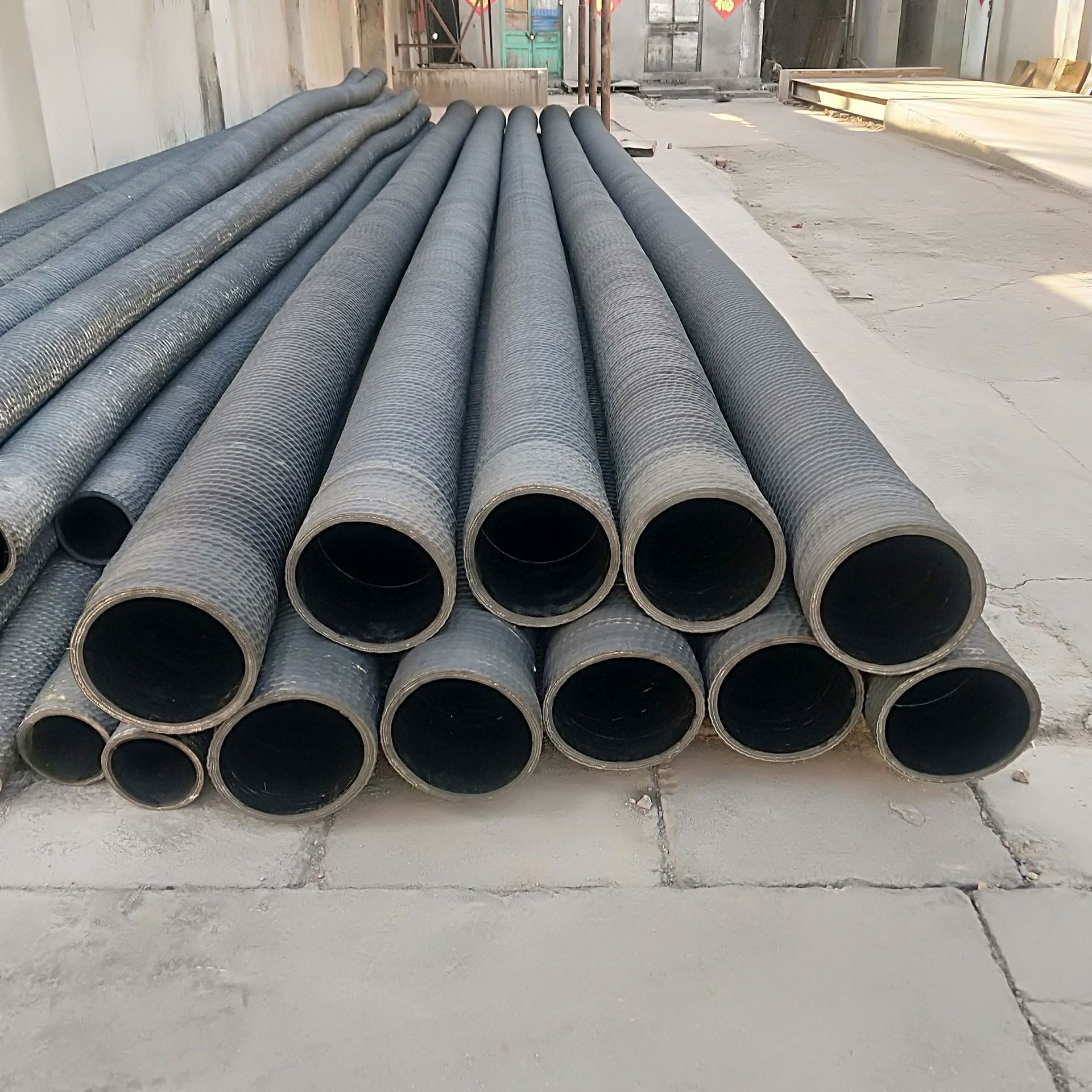 批发供应橡胶钢丝吸引管优质耐磨吸引dn64mm钢丝骨架橡胶管