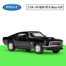 WELLY威利1：36福特野马1969 Ford Mustang Boss 429合金汽车模型