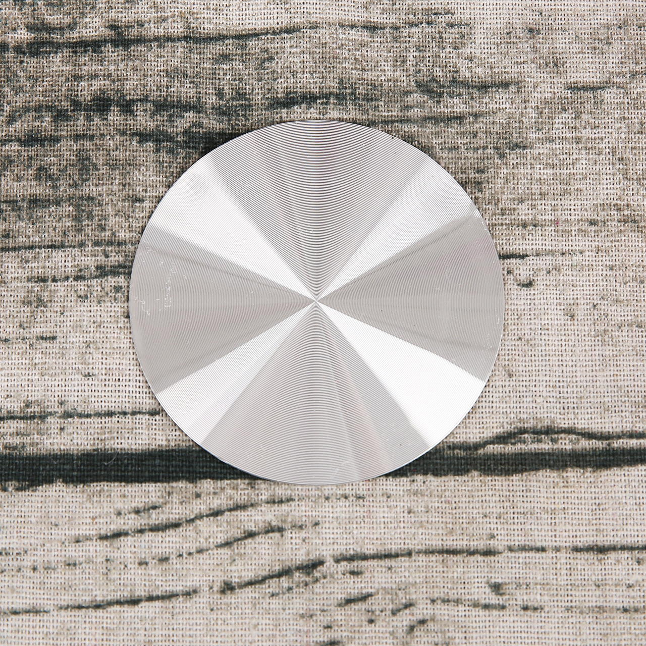 专业定做金属铝牌装饰片 cd纹标牌 机器设备高光牌按钮太阳纹定制