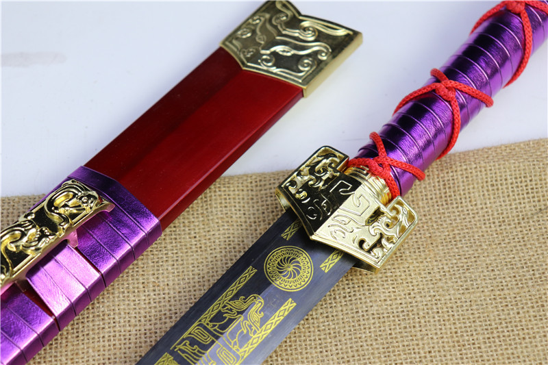 一件代发汉剑长剑花纹钢双龙硬剑汉剑镇宅宝剑长剑包邮未开刃