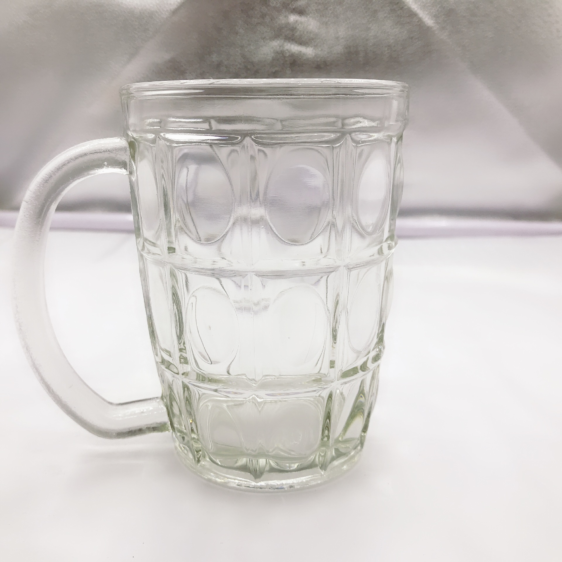 菠萝杯水杯把杯 玻璃杯两元店百货货源