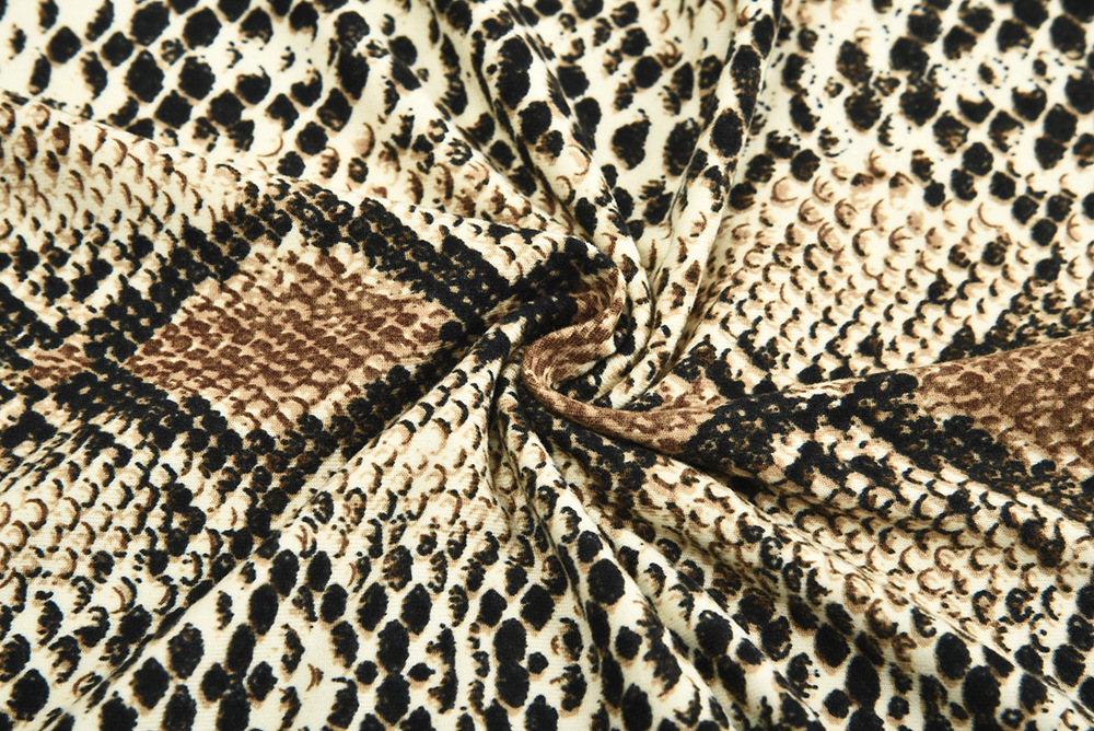 欧美跨境热销爆款 亚马逊2019新款女装性感豹纹蛇纹背心连体衣