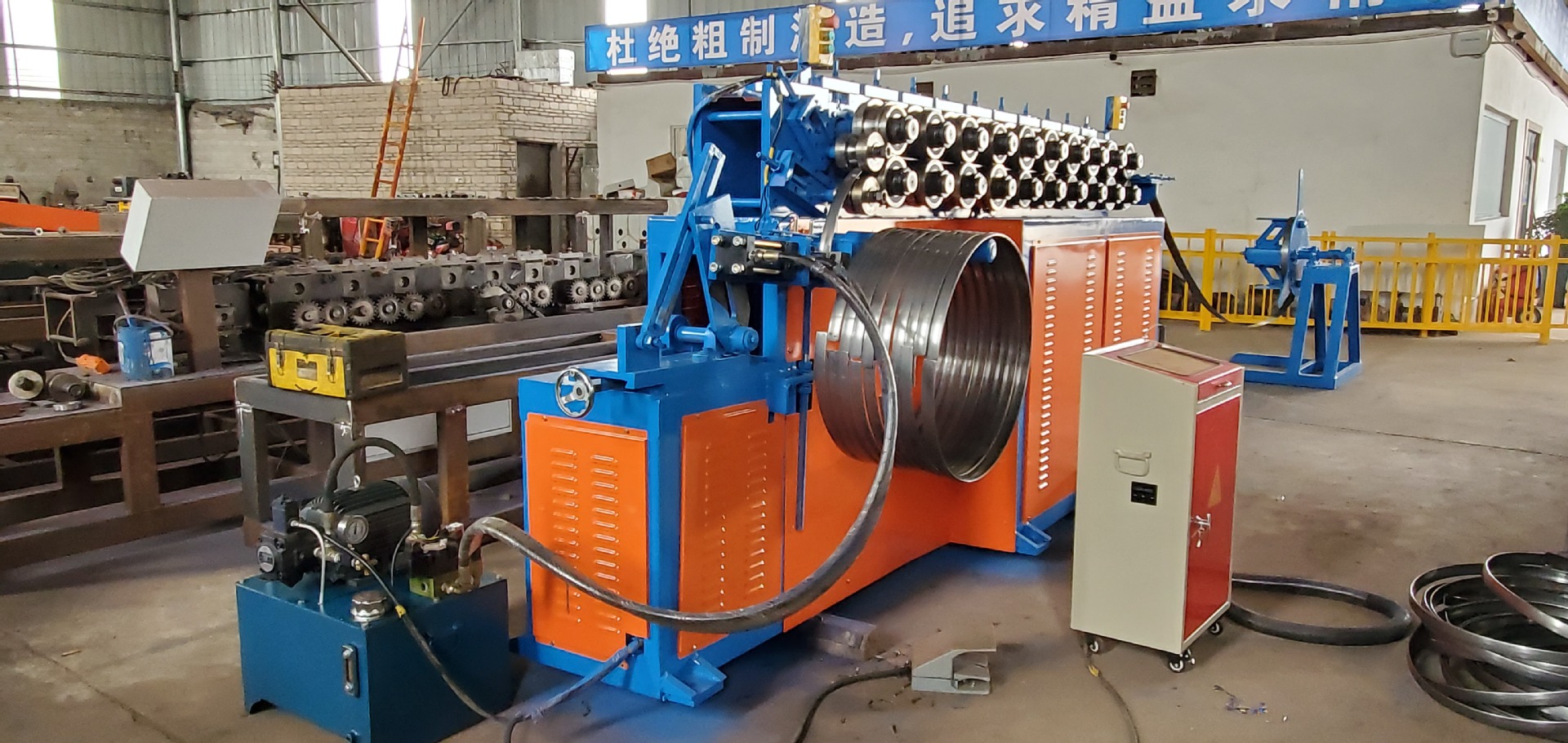 法兰自动打圈机 型材自动卷圆成型机机 卷圆冷弯成型机