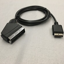 适用索尼PS2/PS3 SCART RGBS 扫把头线SONY PS游戏机接欧规彩监线