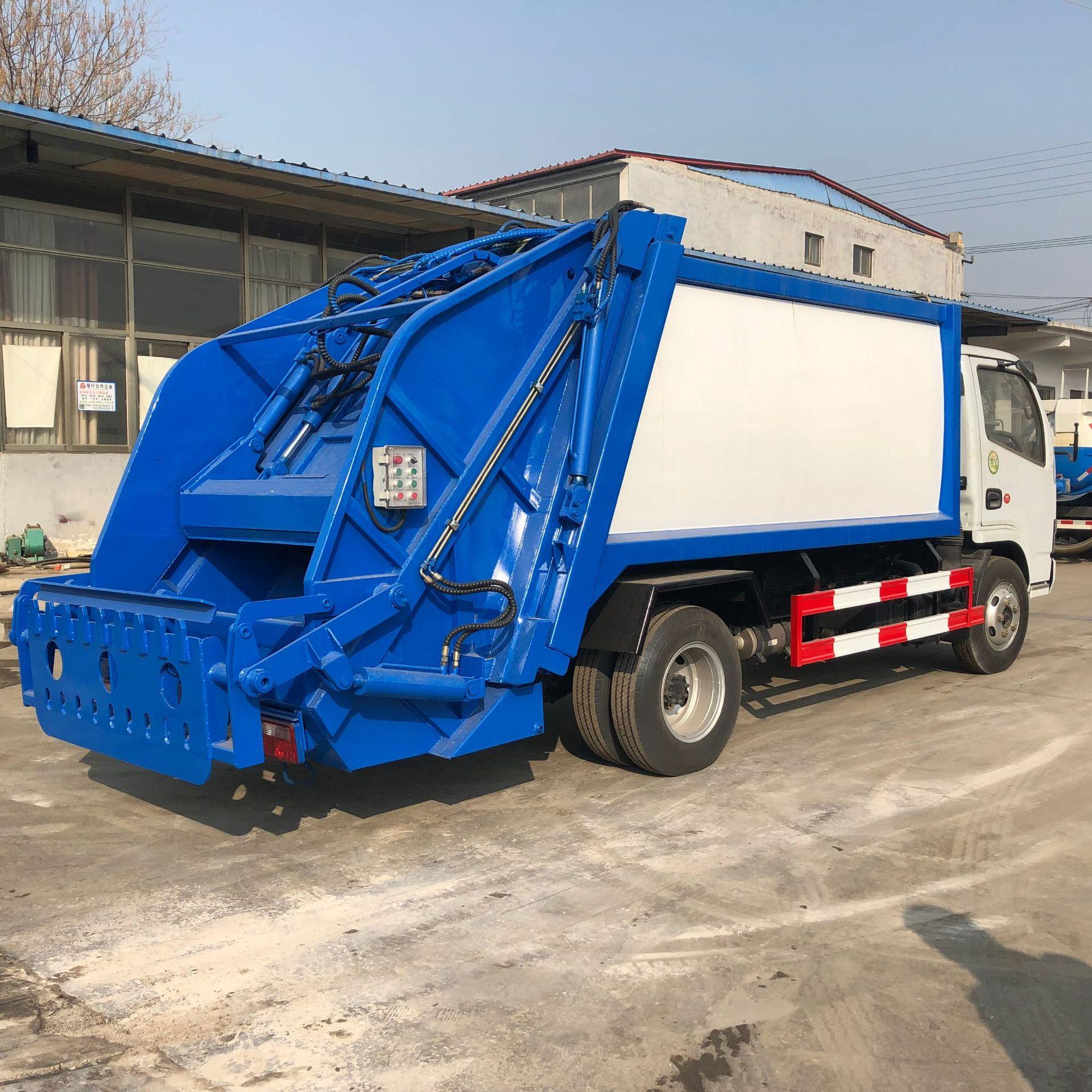 东风多利卡压缩式垃圾车5吨 垃圾站用中转运输清理车厂家直营