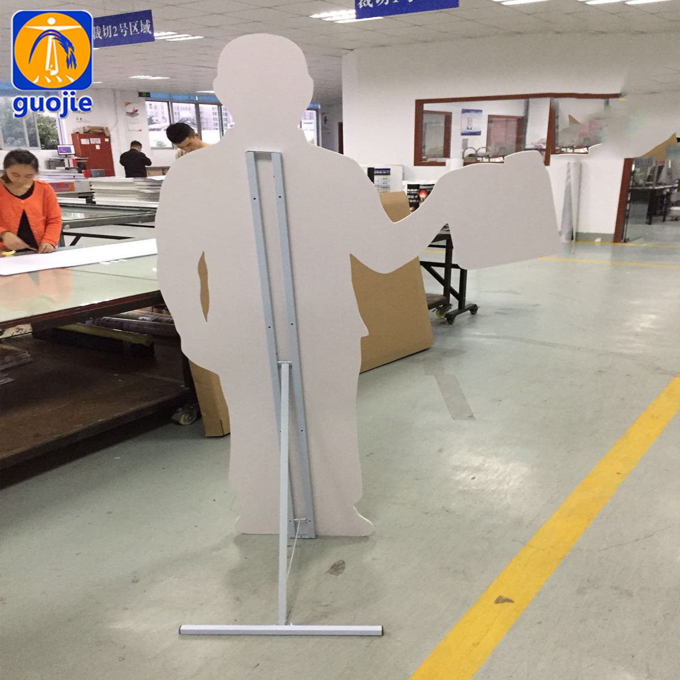 优惠上海雪弗板立牌加工 人像立牌制作 pvc人形牌