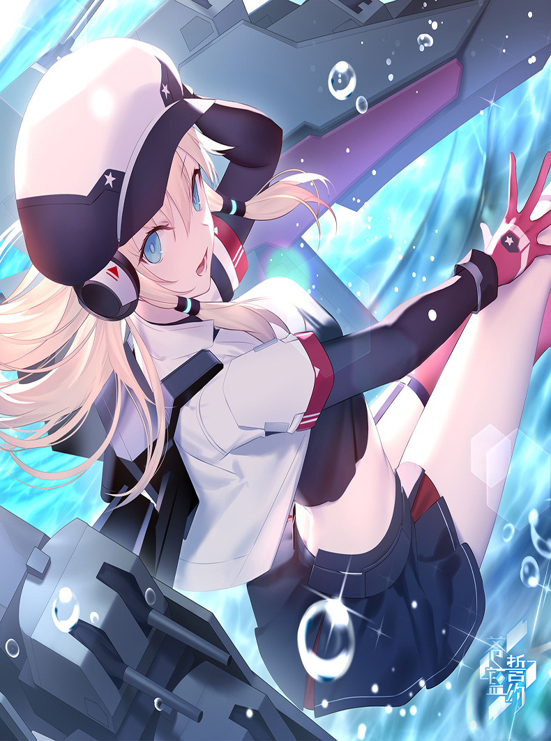 新款苍蓝誓约周边摆件欧根亲王创意工艺礼品 透明亚克力立牌定制