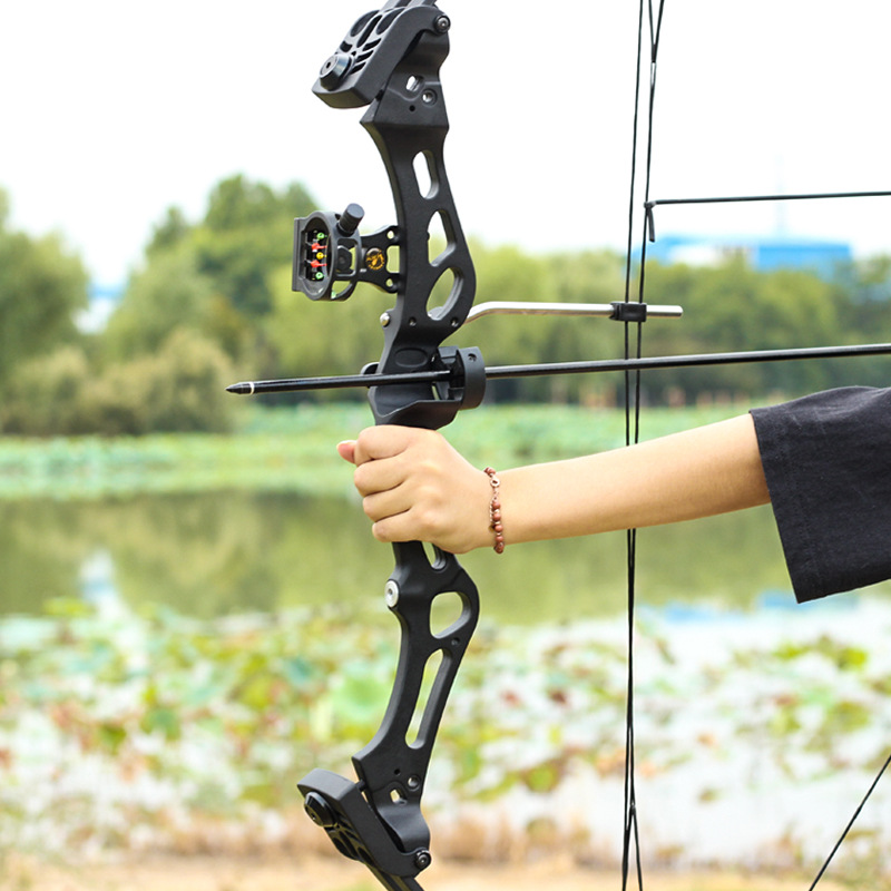 复合滑轮弓户外竞技射箭比赛机械合金大威力弓箭射击运动禁止狩猎