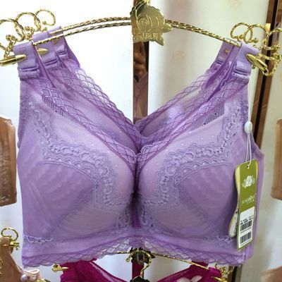 六月玫瑰文胸正品abc杯聚拢上托侧收副乳海绵杯调整型内衣批发