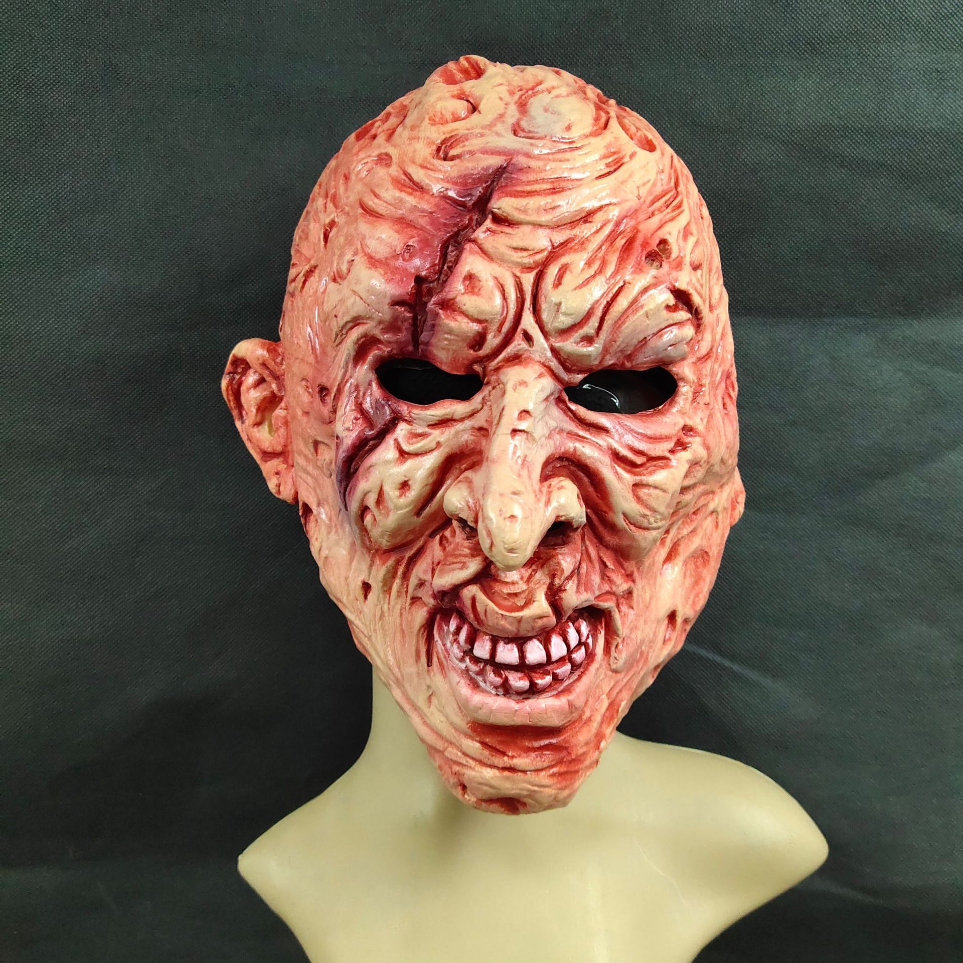 freedy弗莱迪弗雷迪面具乳胶头套男杰森杀手周边电影恐怖面具鬼屋