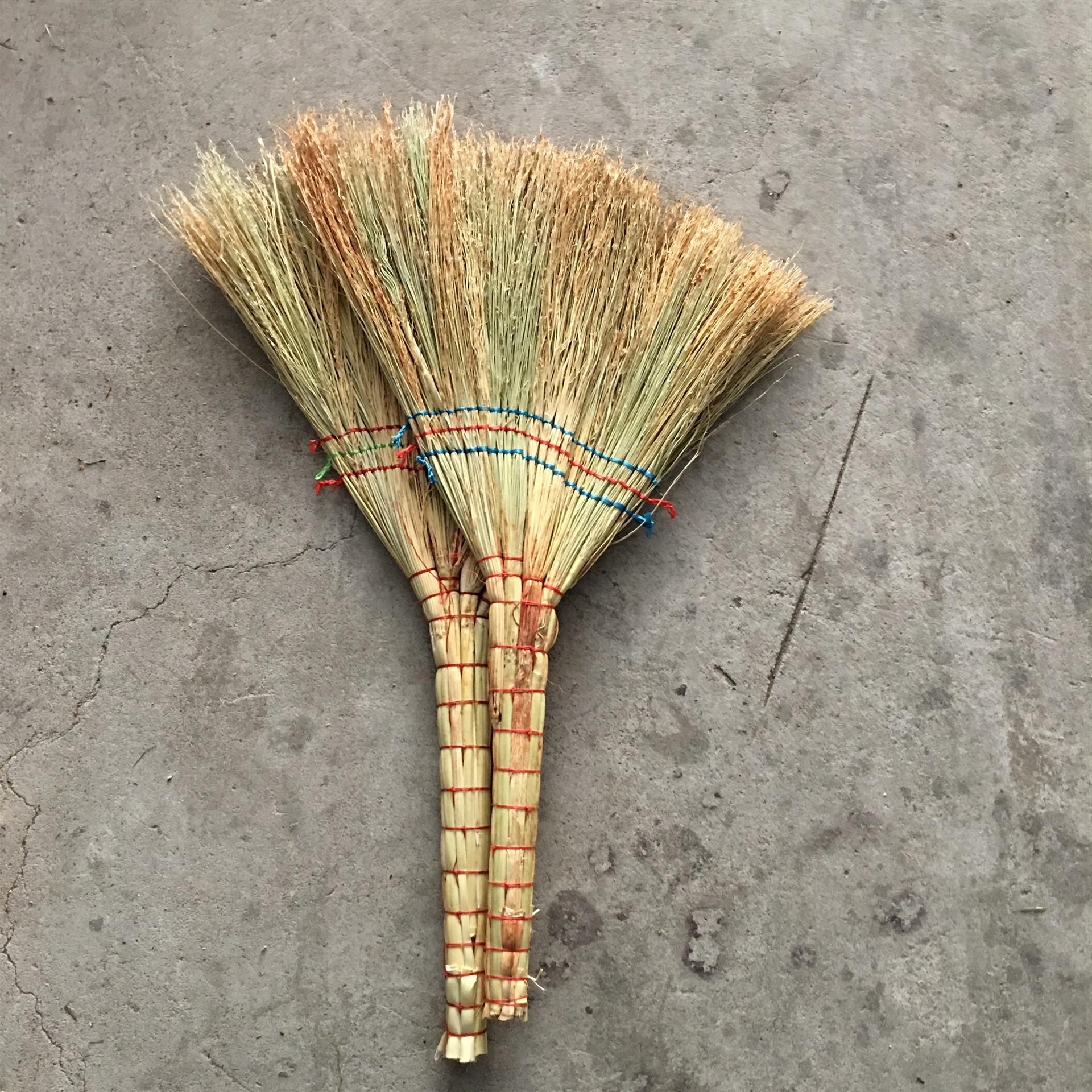 金丝苗无籽扫把高粱脱壳笤帚大号硬苗扫帚去壳白笤帚工地物业扫把