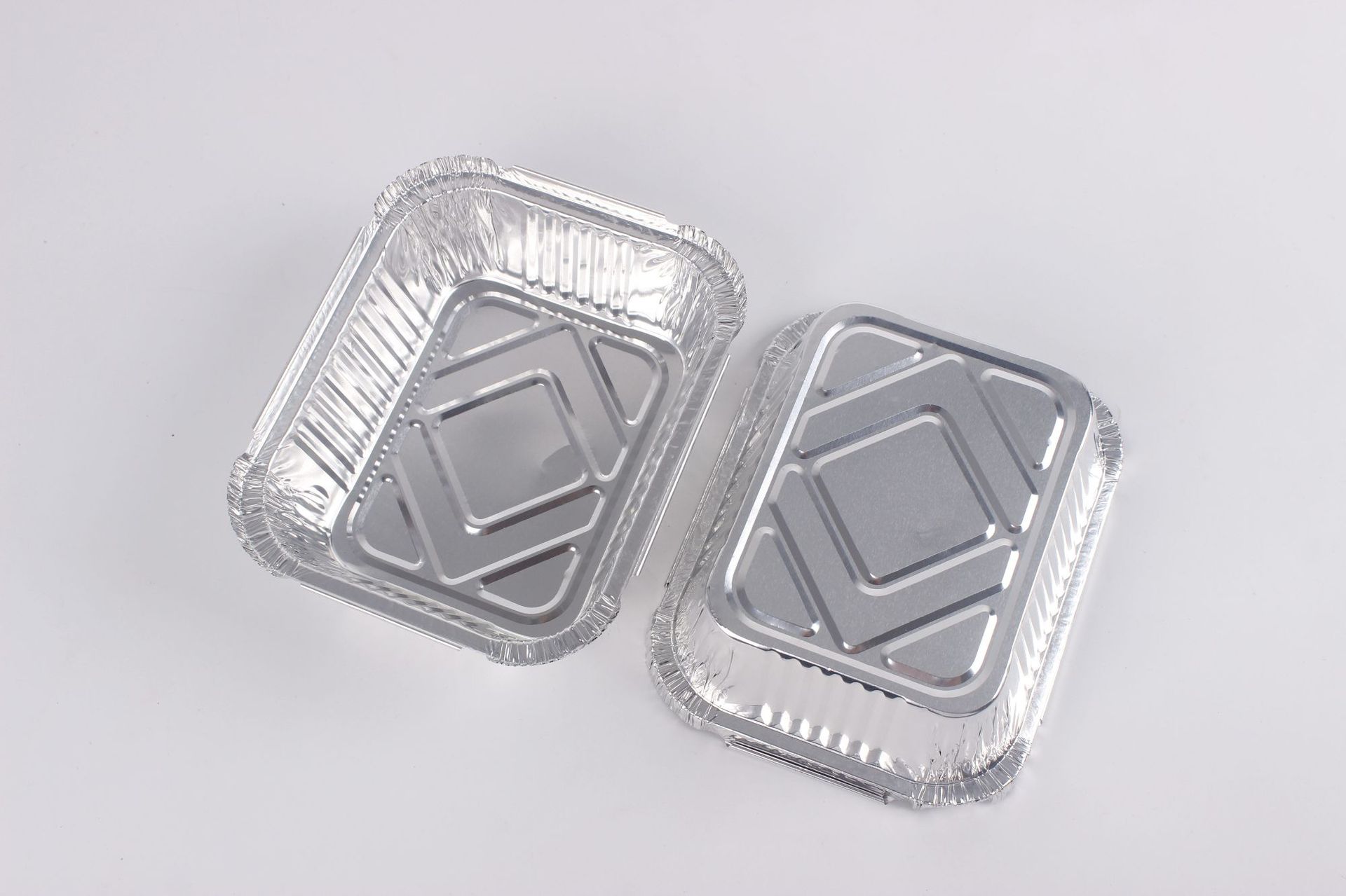 450m一次性家用铝箔食品包装盒可定制长方形锡纸盒型号2550