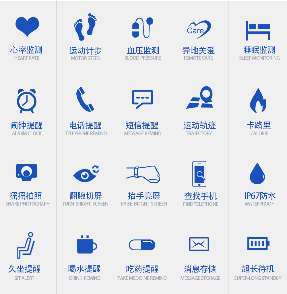 c1 plus彩屏s测心率血压监测智能手环蓝牙计步防水运动手环厂家女