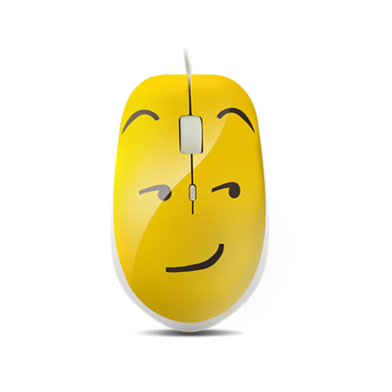 【创意鼠标】新款人工智能声控翻译创意表情鼠标有线充电鼠标定制