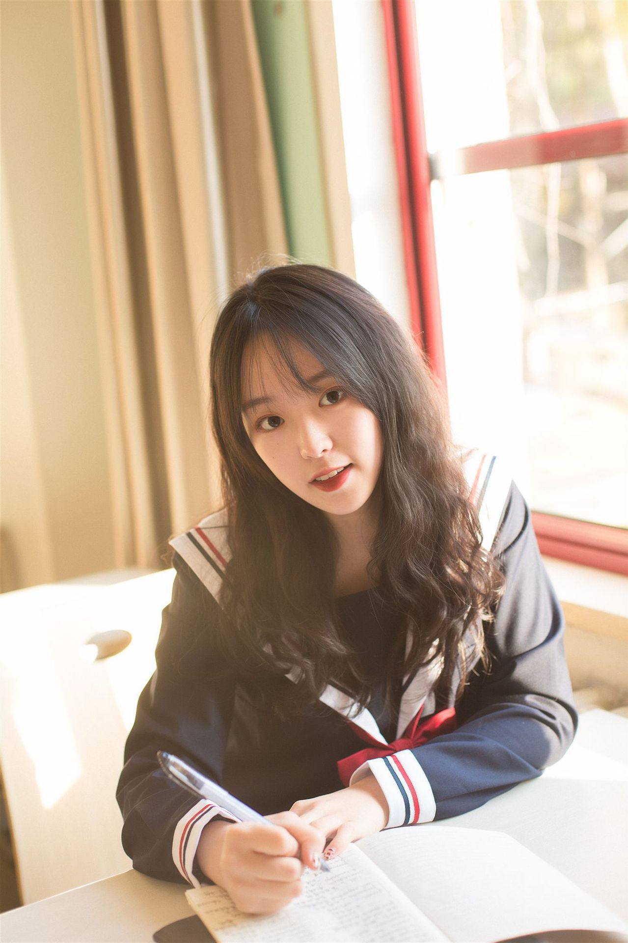 日系jk制服水手服基础款改版《丈青女神》学院风学生装少女百褶裙