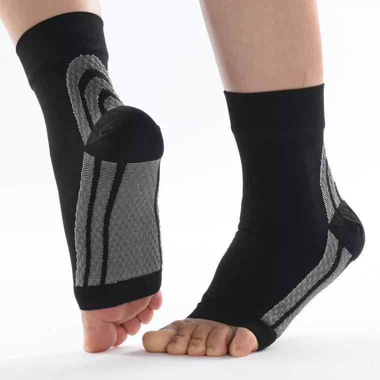 Amazon New Cross-Border Sports Ankle Compression Foot Sleeve Pressure Ankle and Wrist Guard Socks