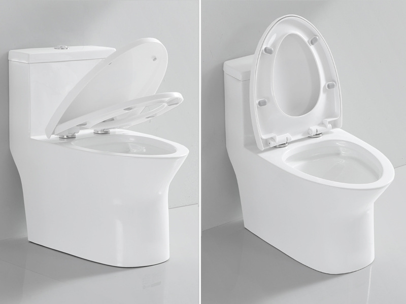 瓷蓝鲸马桶广东厂家直销批发工程超漩虹吸连体节水后排抽水坐便器