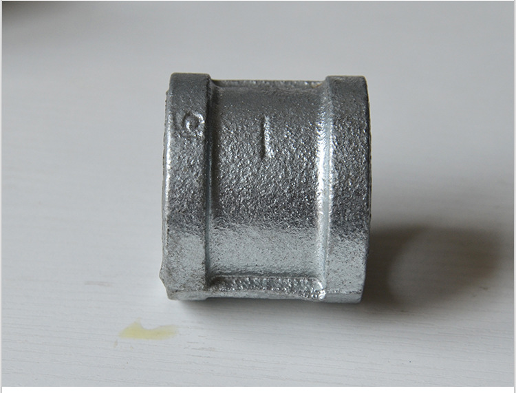 镀锌内丝直接内牙直通束接铸铁玛钢管件消防管箍燃气工程配件管古