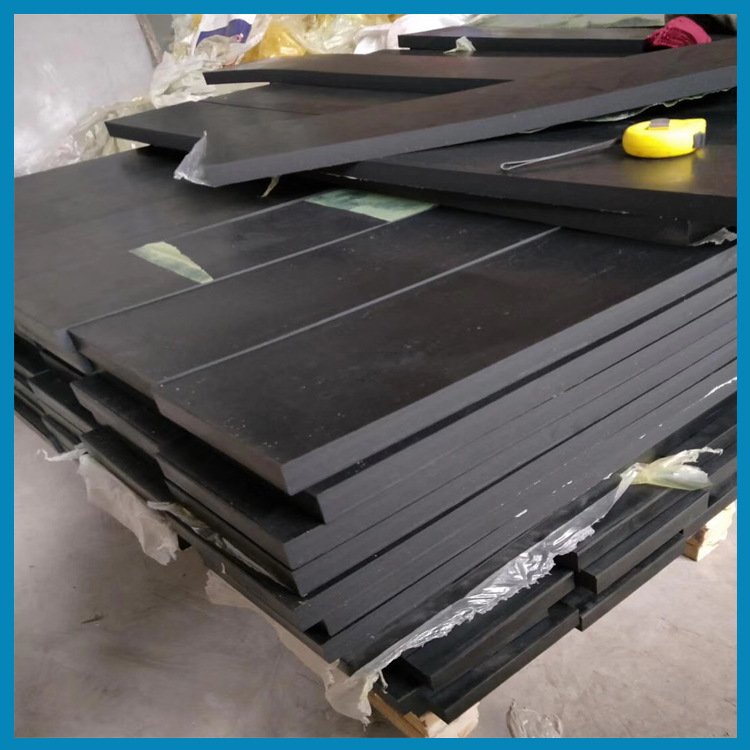 橡胶制品隔振橡胶大板减震垫100mm橡胶垫防撞缓冲胶板黑色胶板