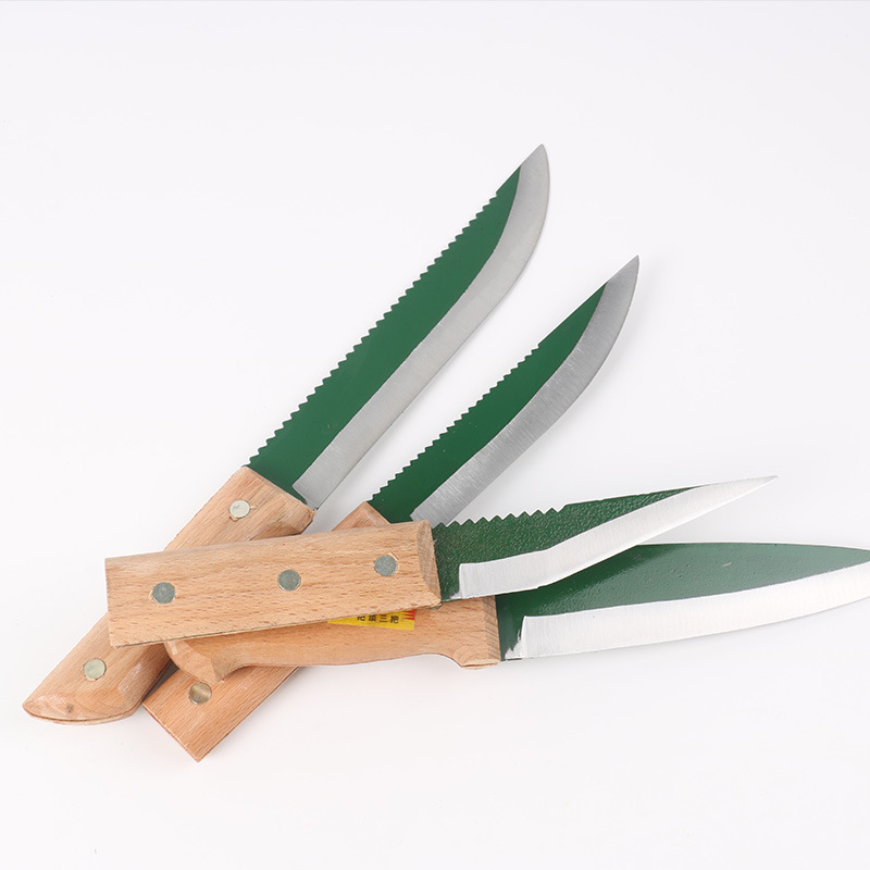 锰钢锯条刀屠宰厂用刀剔骨刀剥皮刀肉类水果加工刀308型307502