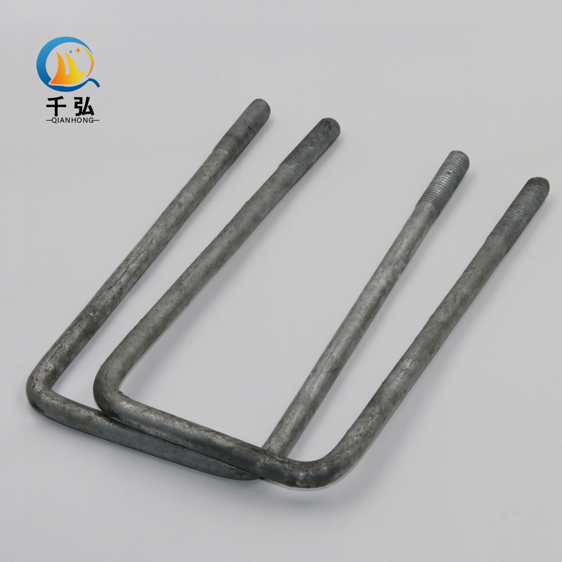 现货销售国标48级u型螺栓镀锌u型方卡骑马螺栓u型预埋件