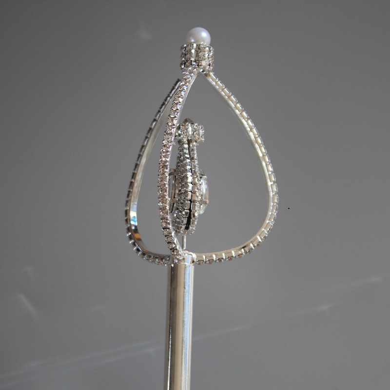 厂家直销 满钻珍珠 桃心宝石 权杖 世界小姐选美 手杖 魔法棒