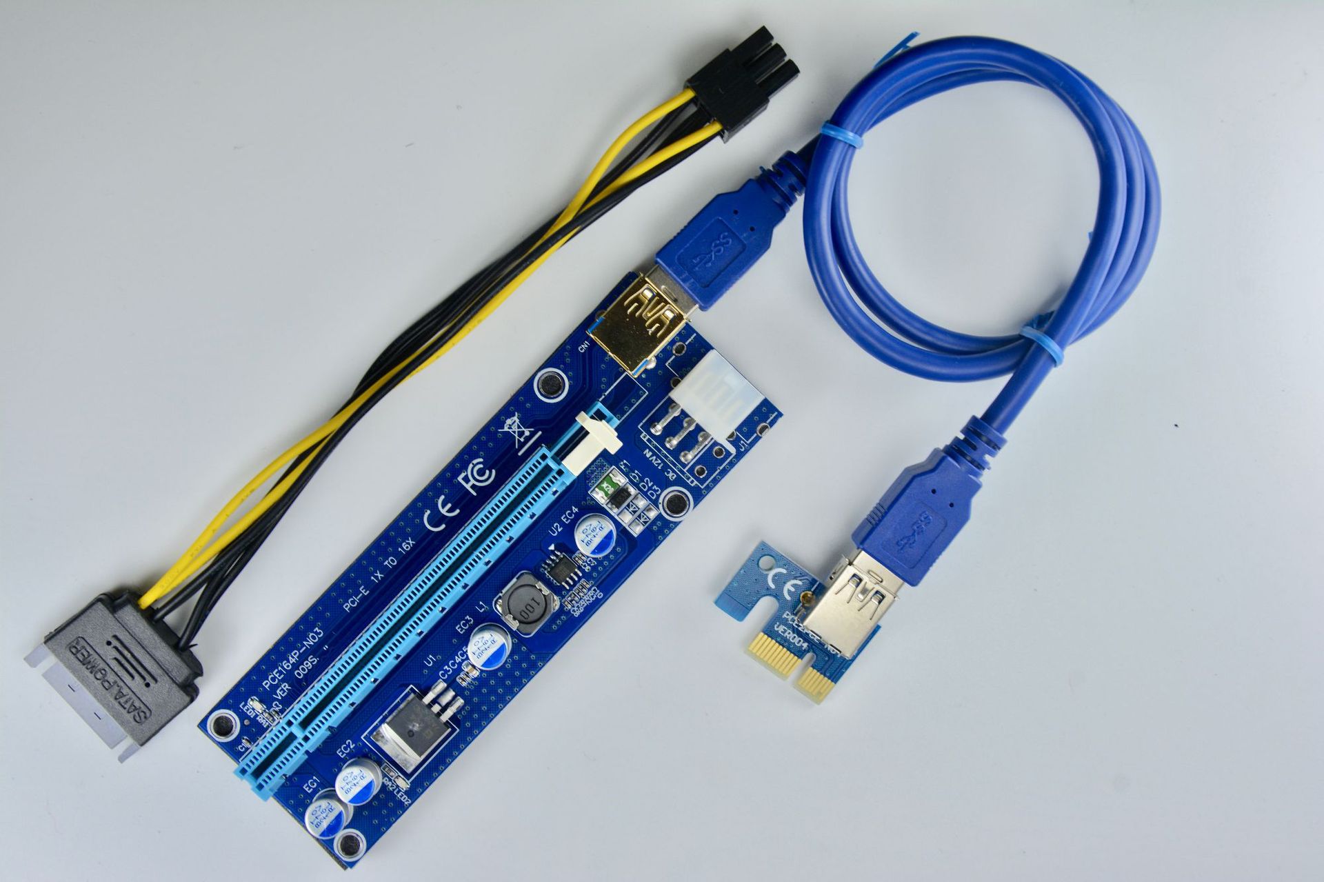 006c 007s 008s 009s pci-e 1x转16x延长线pcie显卡转接卡转接线