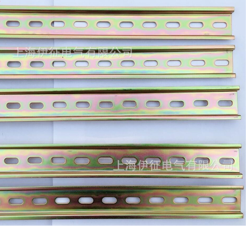 国标导轨 th35mm宽7.5高 空开断路器电气安装卡轨 u型钢轨道kt025