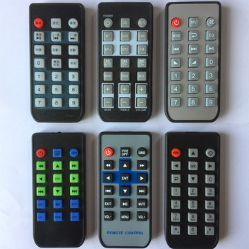 21键硅胶红外遥控器 音响遥控器 车载mp3遥控器 可定制