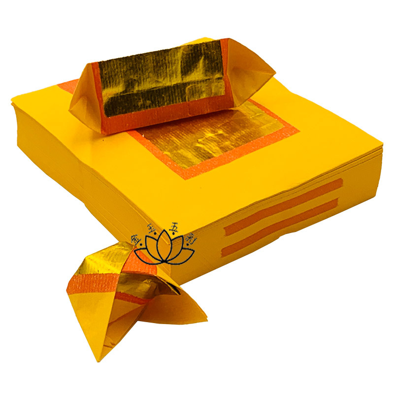 黄金箔无字金箔纸 清明节冬至祭祀锡箔纸 黄金箔烧纸纸钱元宝纸