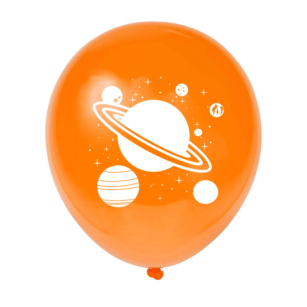 亚马逊热卖宇航员太空星球乳胶气球baby shower 生日派对装饰用品