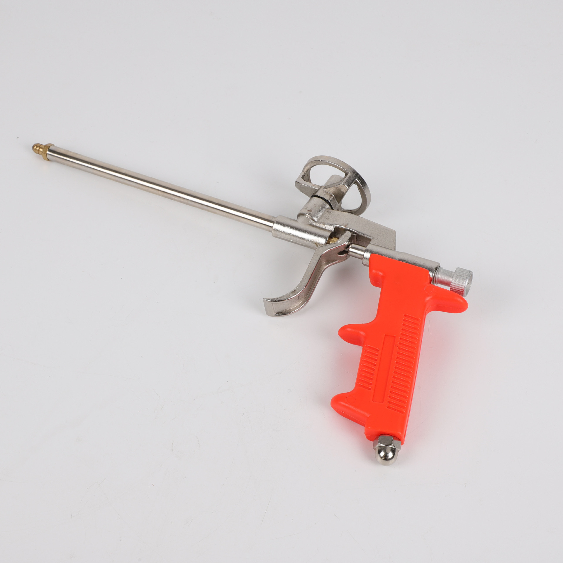 永升工具橘色锌合金中档结构胶枪手动加厚发泡枪免清洗发泡剂胶枪