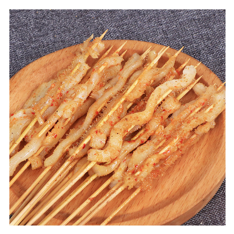 涮牛肚串铁板烤串 串好的牛肚小串 冷冻烧烤食材100串