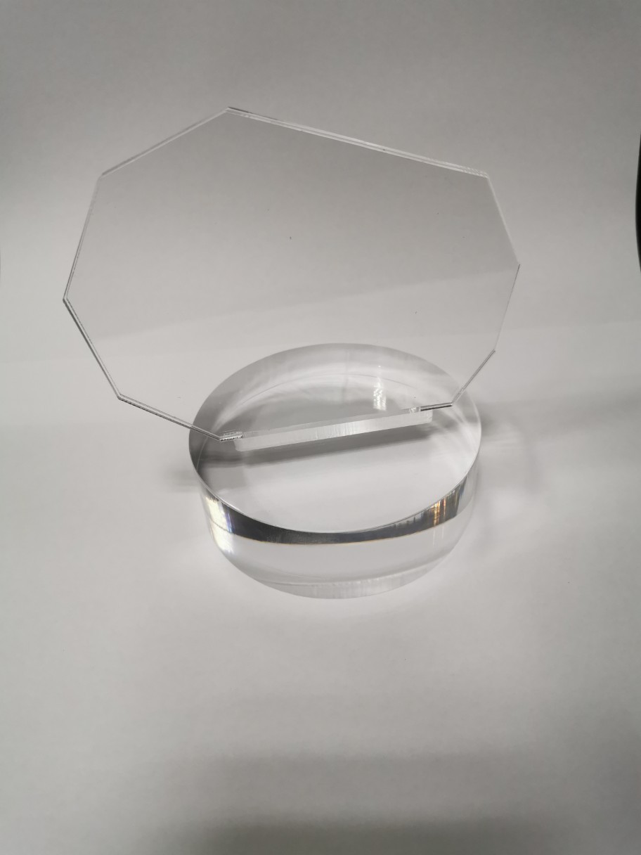 厂家定做 圆形底座 透明亚克力台牌 vip座位牌