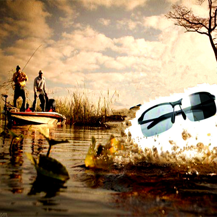 射鱼打鱼看水底专用路亚偏光太阳镜钓鱼眼镜