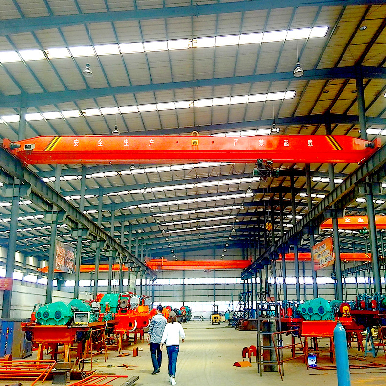 厂家定制5吨单梁电动葫芦桥式起重机 车间吊机单梁天车行车