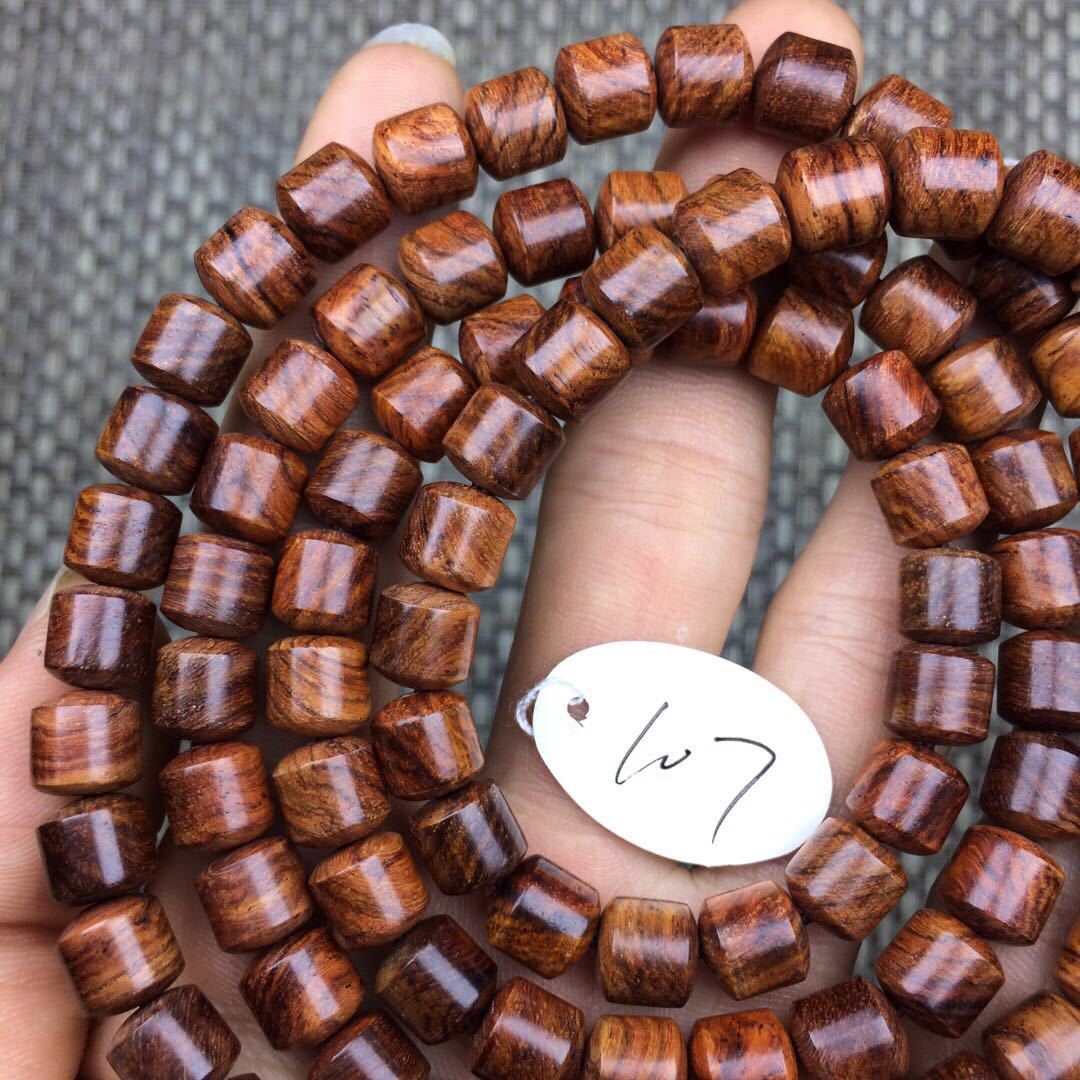 正宗海南黄花梨2.0手串原木对眼鬼脸佛珠男女士108颗文玩手链批发