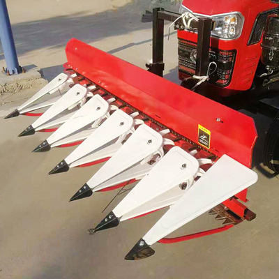 多功能割晒机 四轮单多缸拖拉机小麦收割机 艾草小麦玉米杆收割机