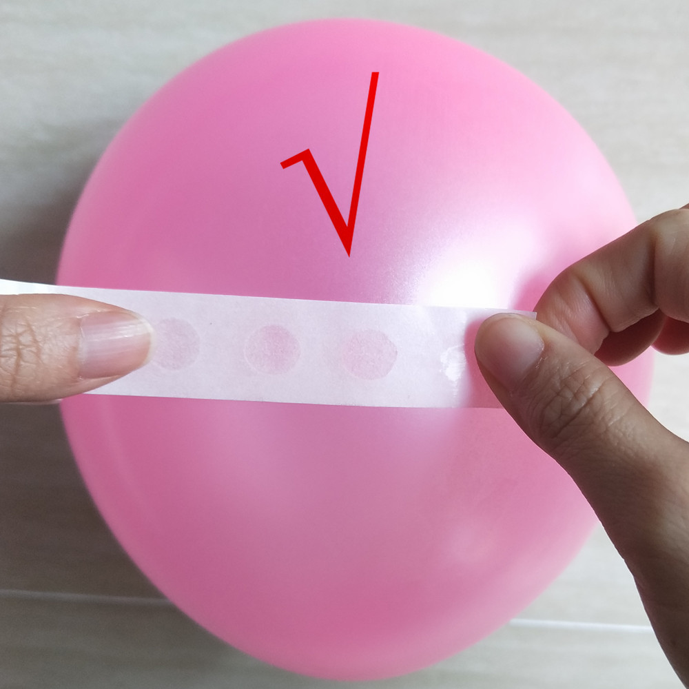 粘气球透明可移胶点 双面胶 鼻涕胶点 无基材透明使用方便粘贴