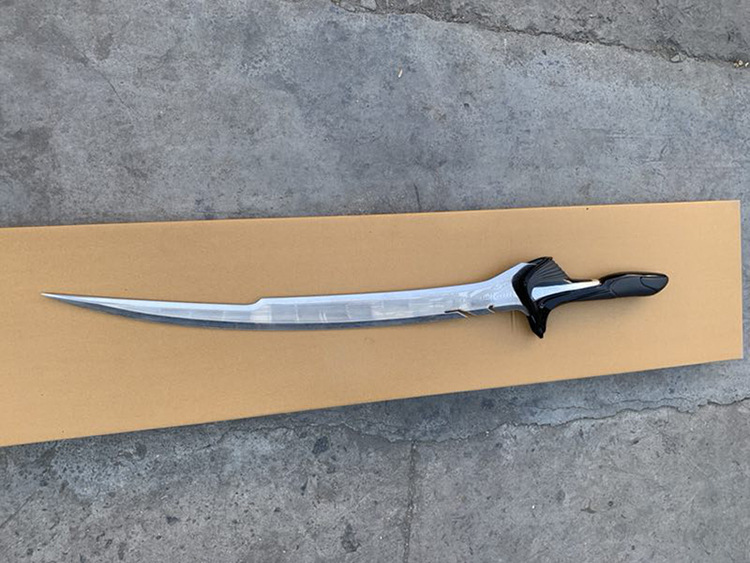 战斗天使阿丽塔刀大马士革刀1比1铳梦金属武器周边模型未开刃