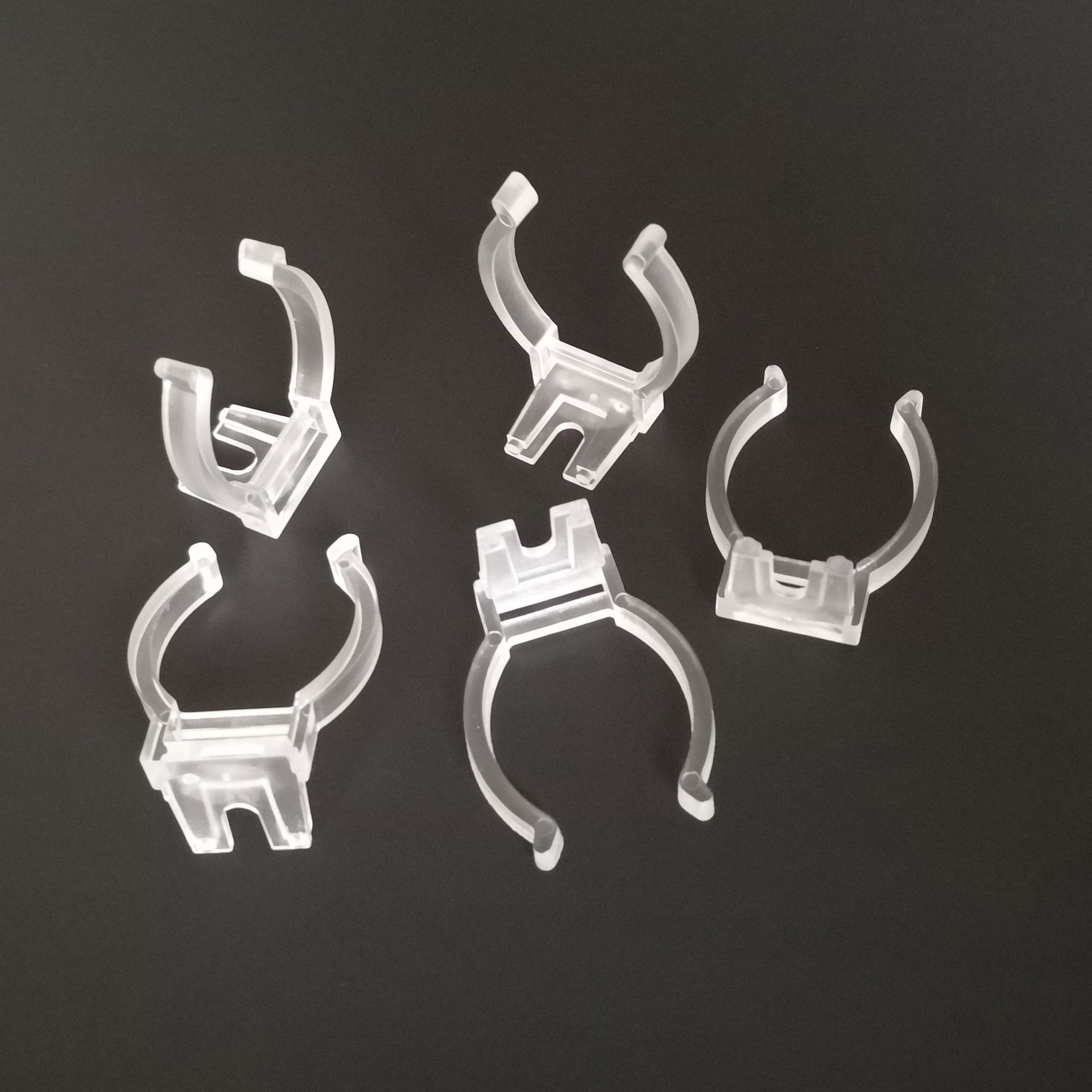 t8灯管u型卡扣 t10灯管塑胶卡扣 t12防水灯管夹 灯具配件厂家直销