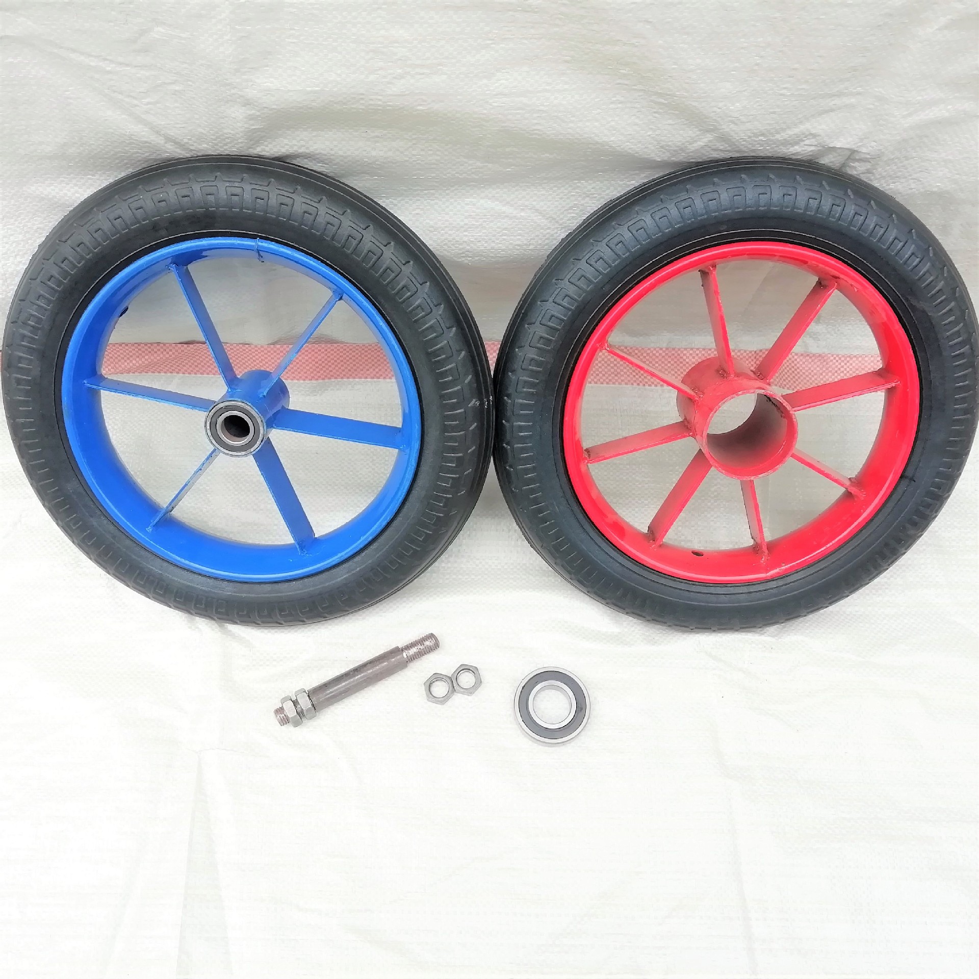 脚轮万向轮 工矿轮 实心轮 小车轮 推车轮 独轮 工地轮 13#扁铁轮