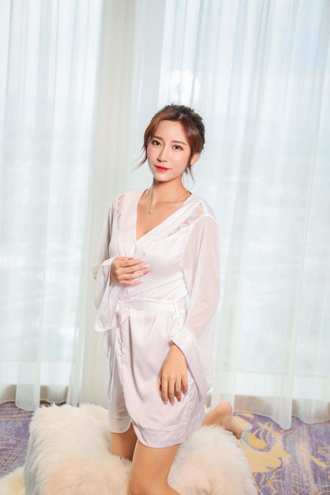 蕾丝性感睡衣欧美情趣内衣透视装外贸女士网纱睡裙01