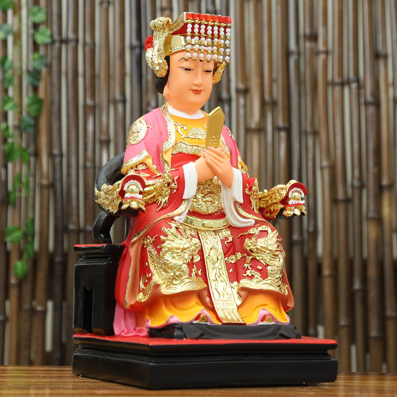 妈祖娘娘神像天后天上圣母海神湄洲妈祖娘娘居家保平安树脂佛像