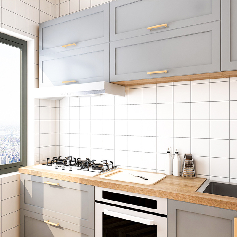 北欧300*600全瓷拉槽小白砖厨房浴室卫生间瓷砖格子面包砖拉槽砖